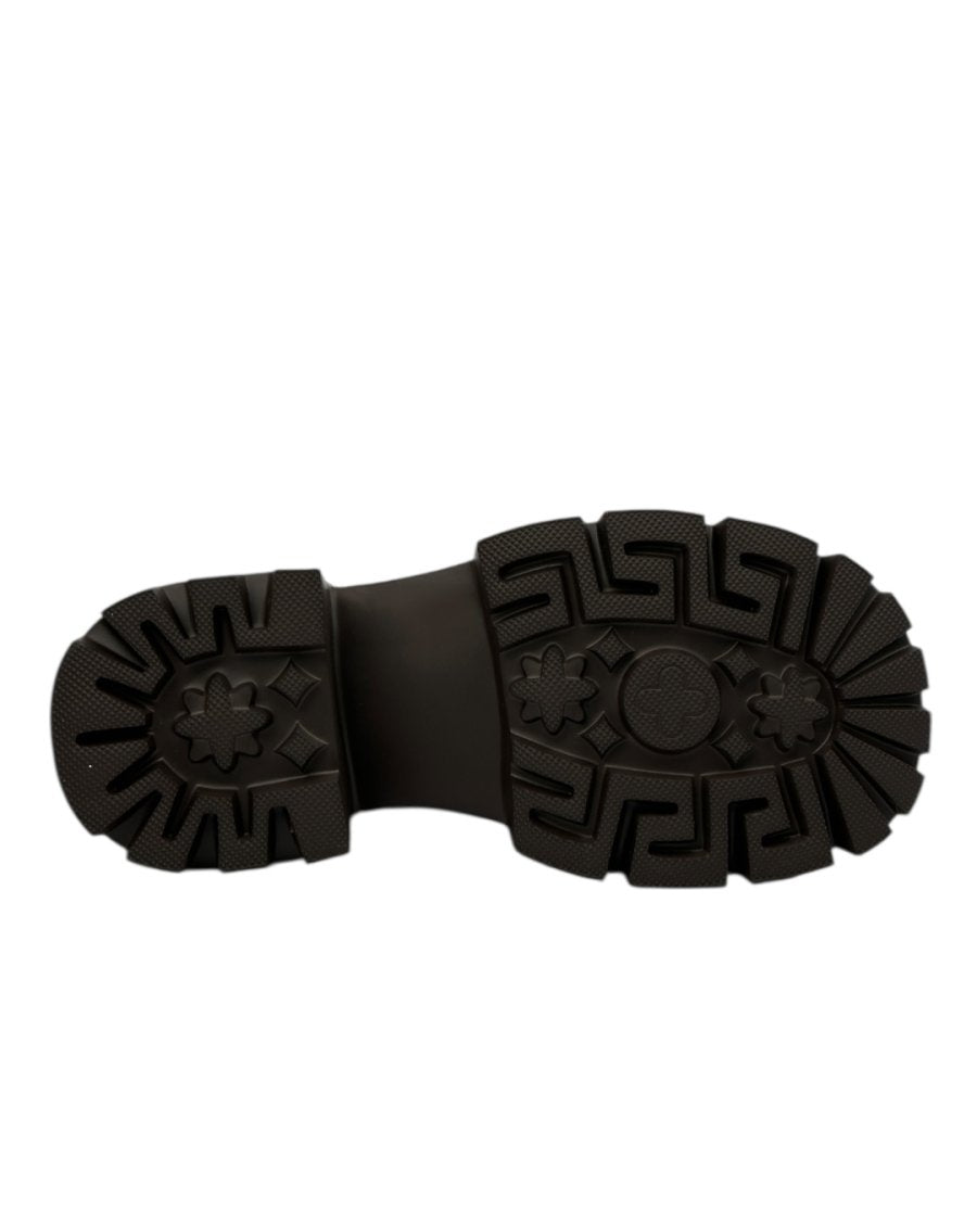 أحذية من جلد الغزال على طراز UGG بنعل سميك