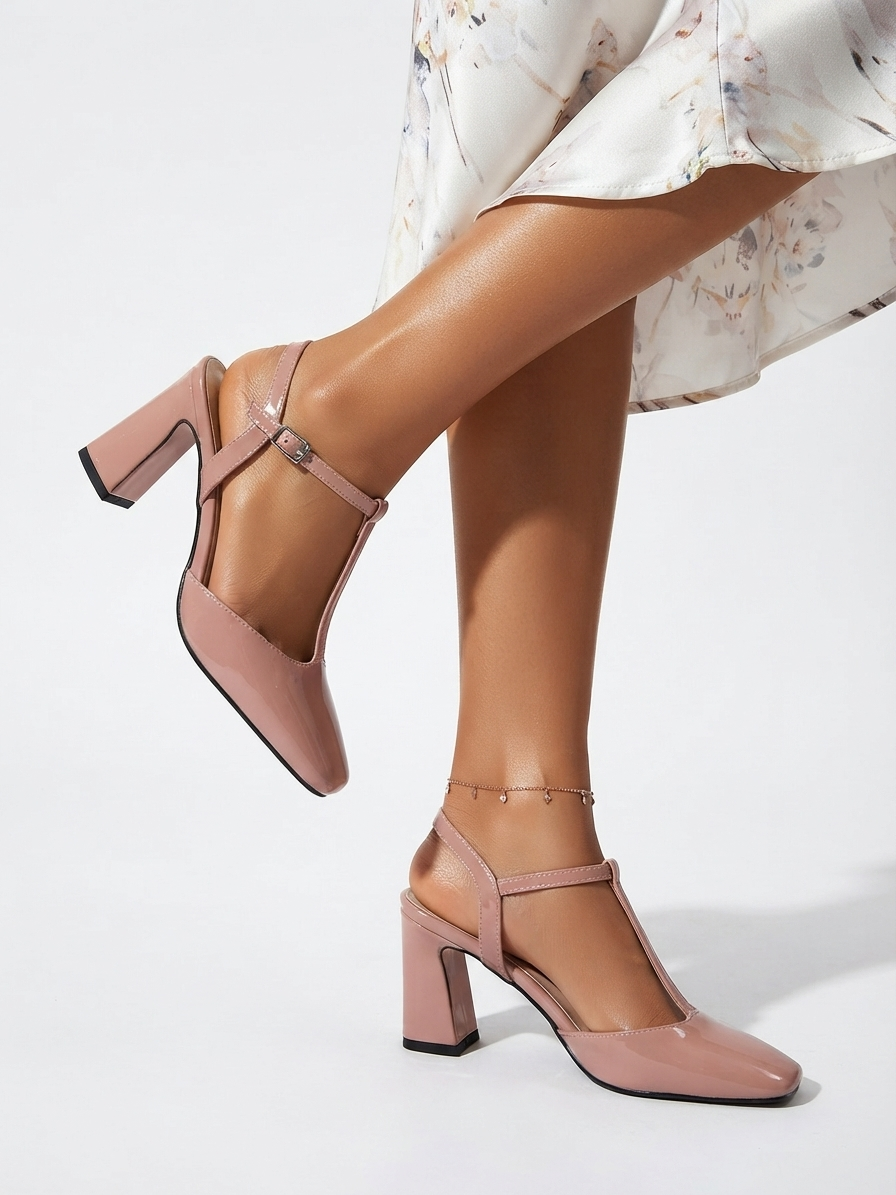 Leather heels