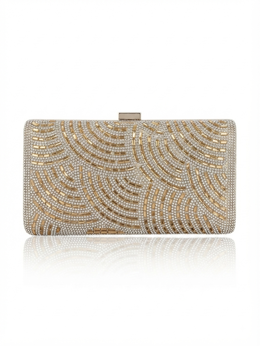 جزدان مرصع بأحجار الزركون الكريستال اللامعة