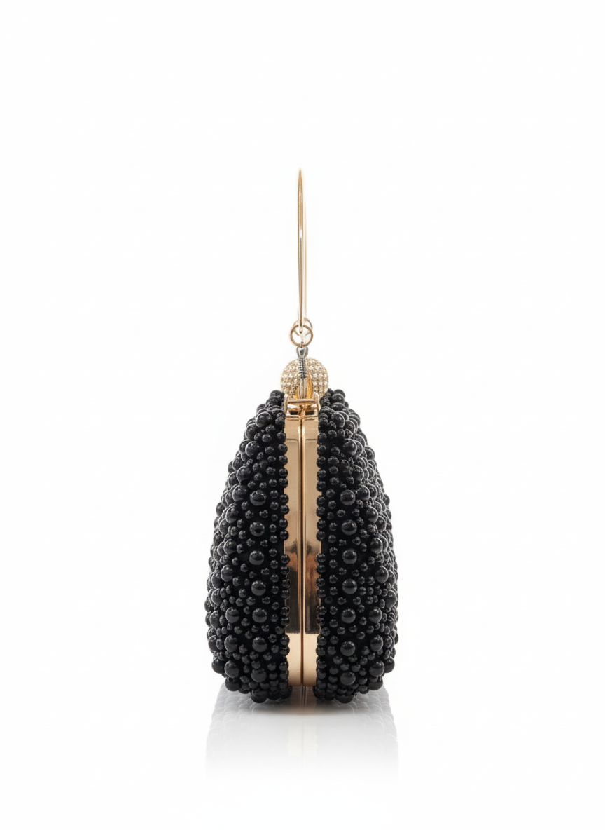 Vintage-Style Pearl Clutch