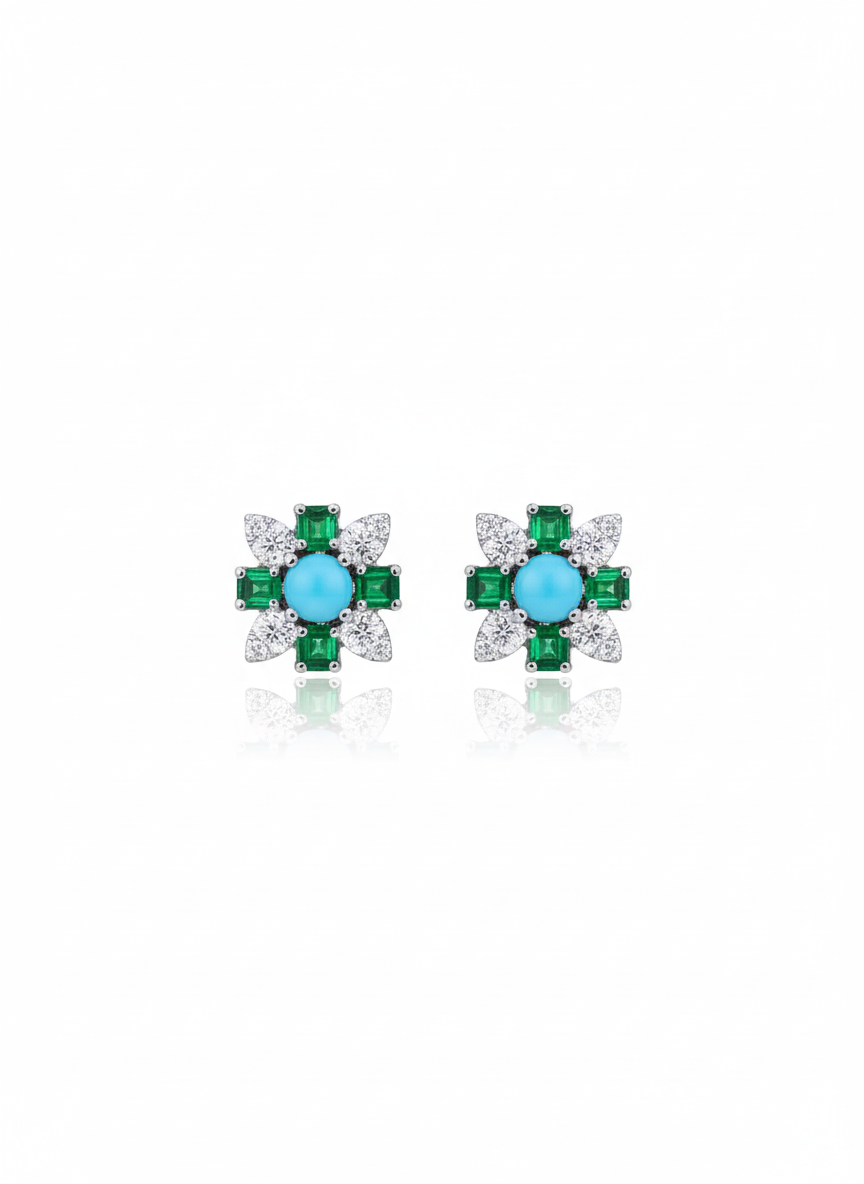 Turquoise stone set