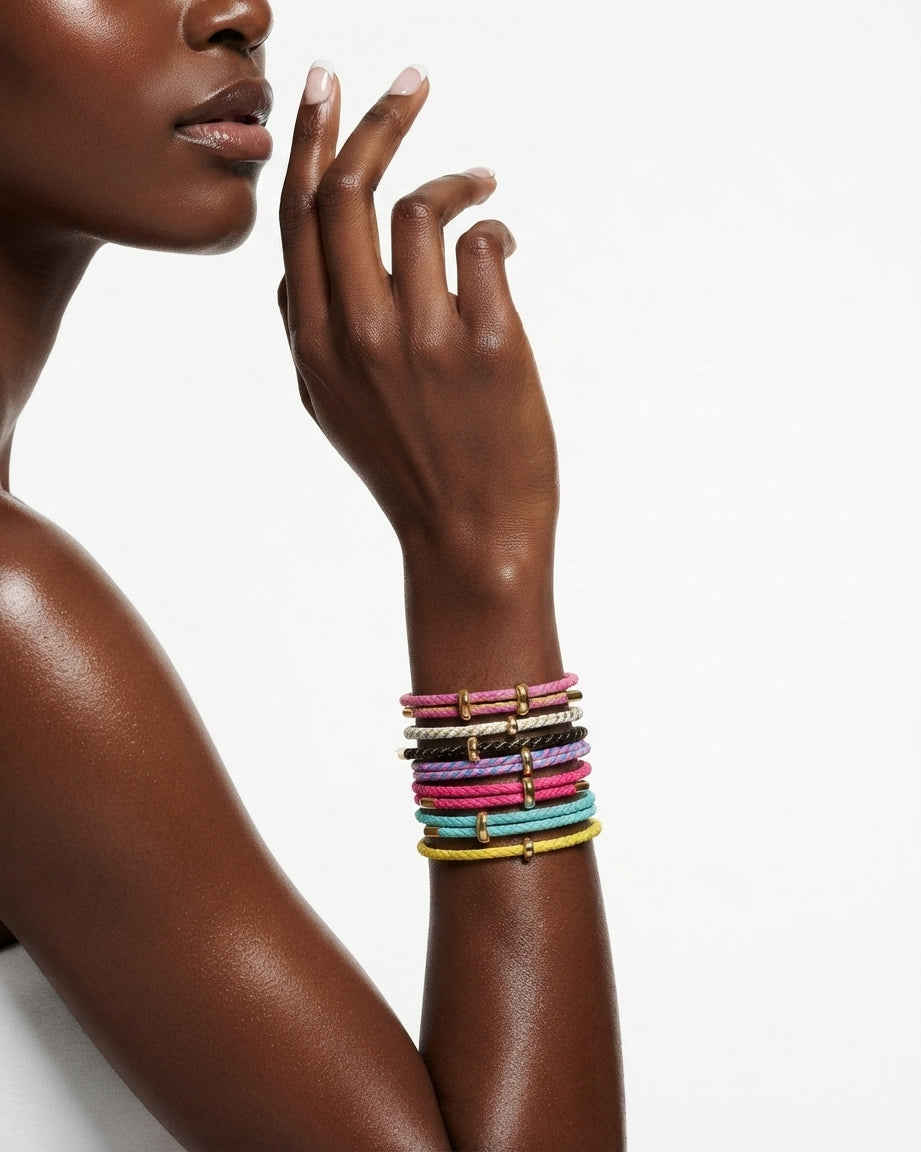 Braided silk