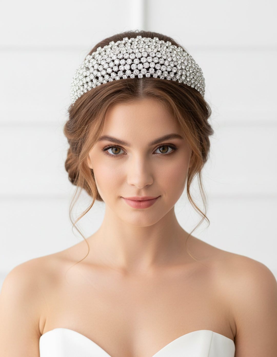 Headpiece with zircon stones