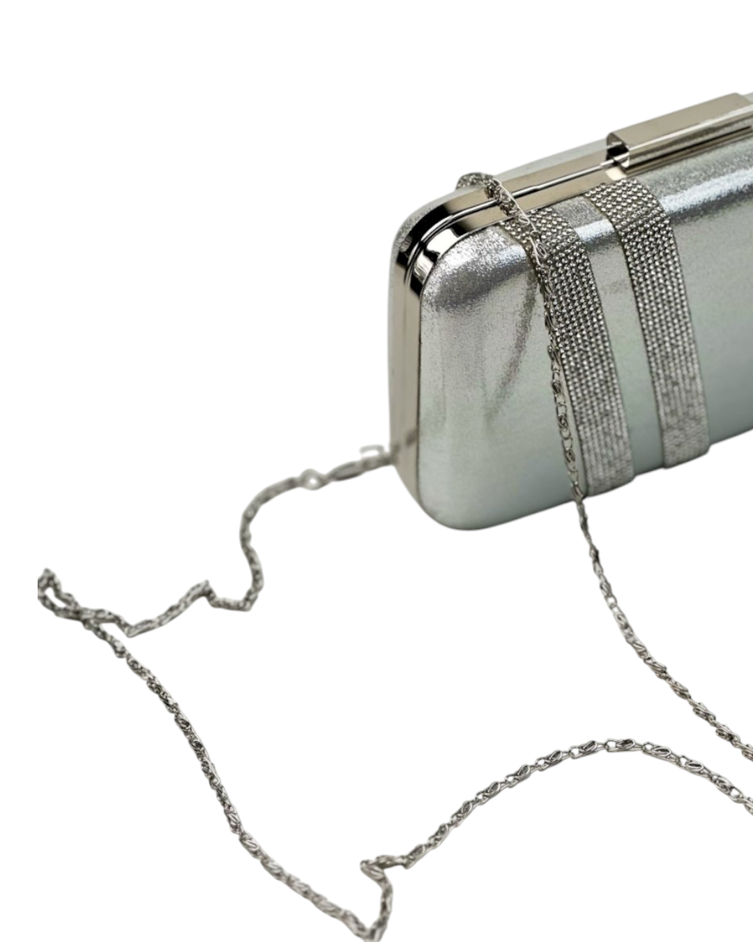 محفظة مرصعة بأحجار براقة