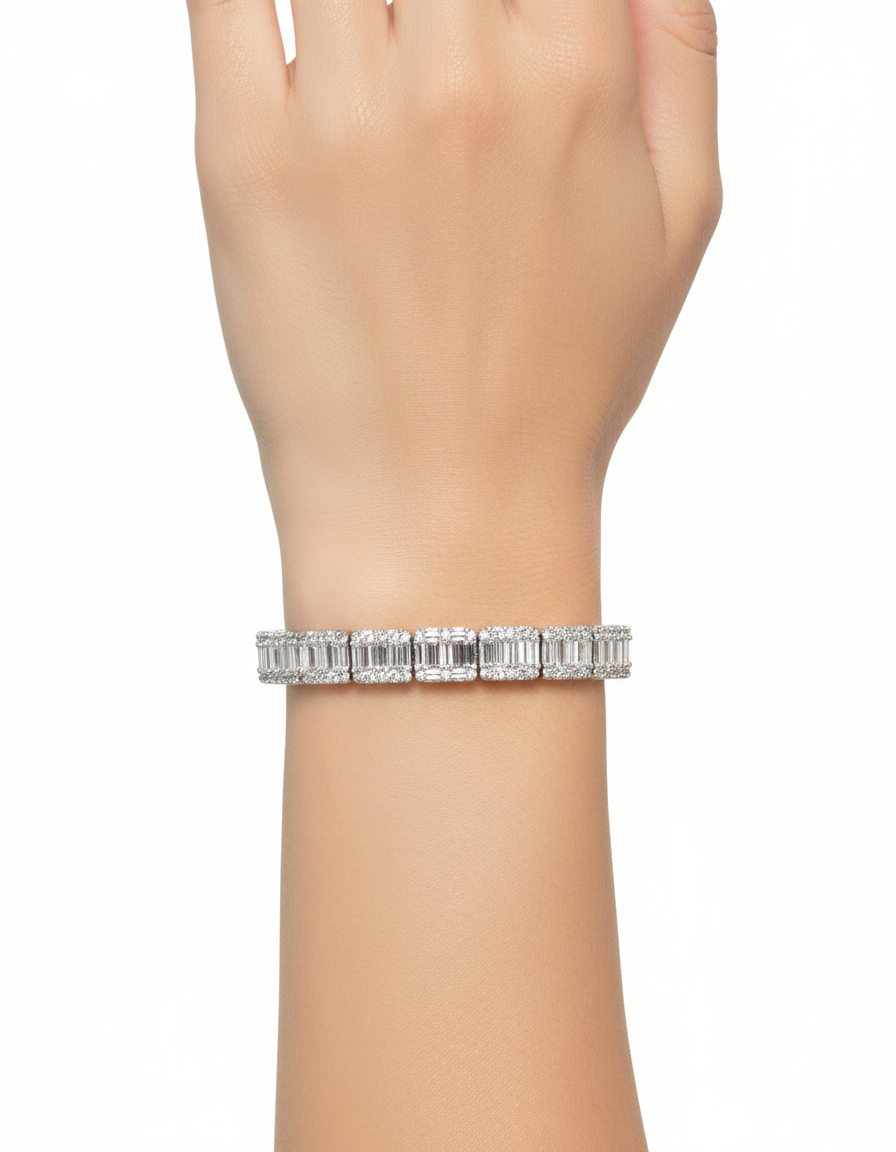 سوار مرصع بالزركون