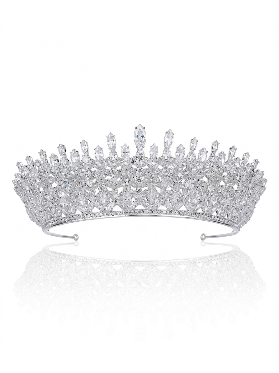 A crown adorned with zircon stones