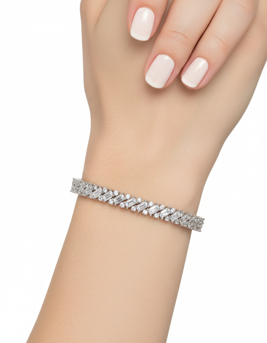 سوار مرصع بالزركون