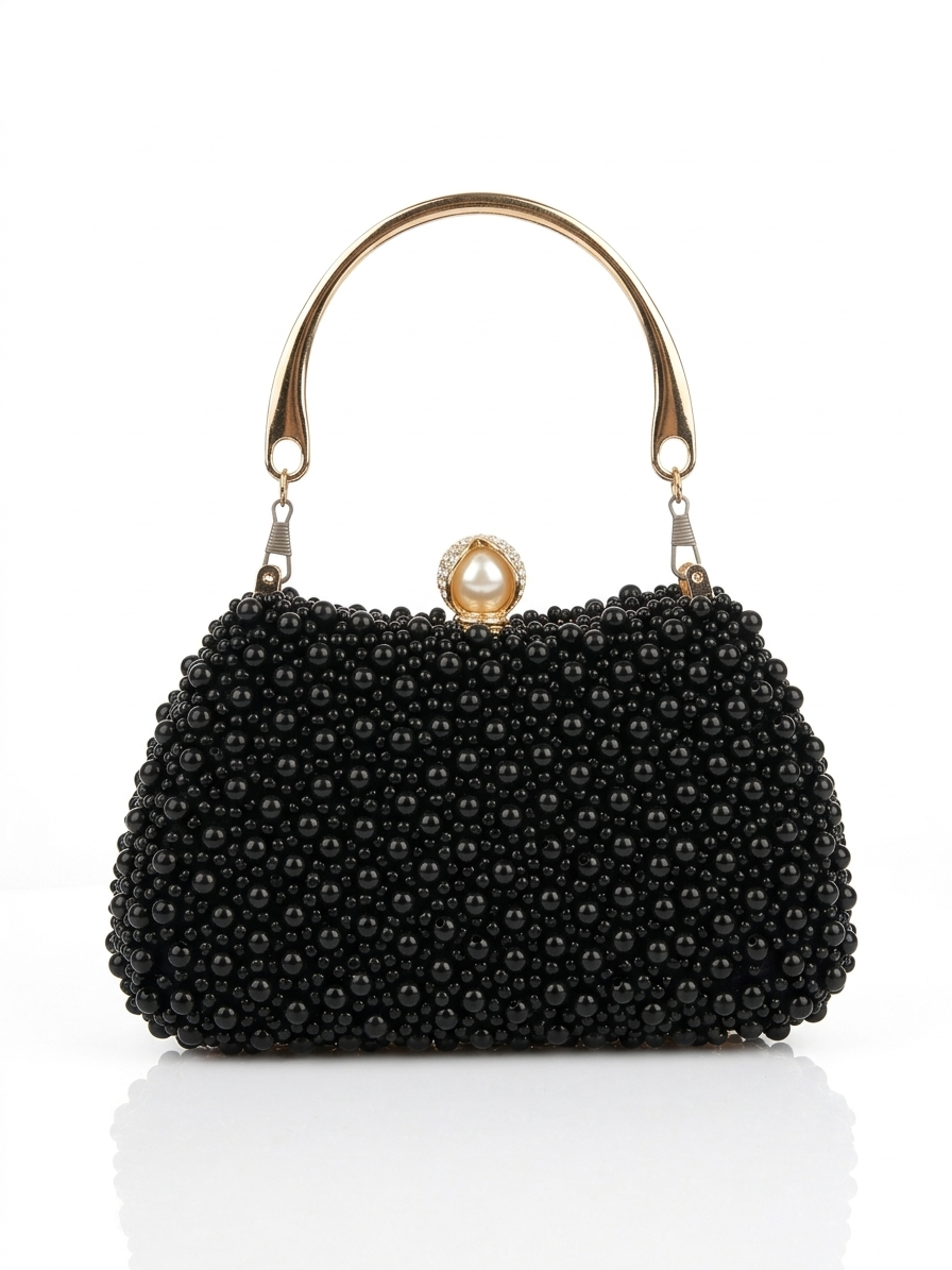 Vintage-Style Pearl Clutch