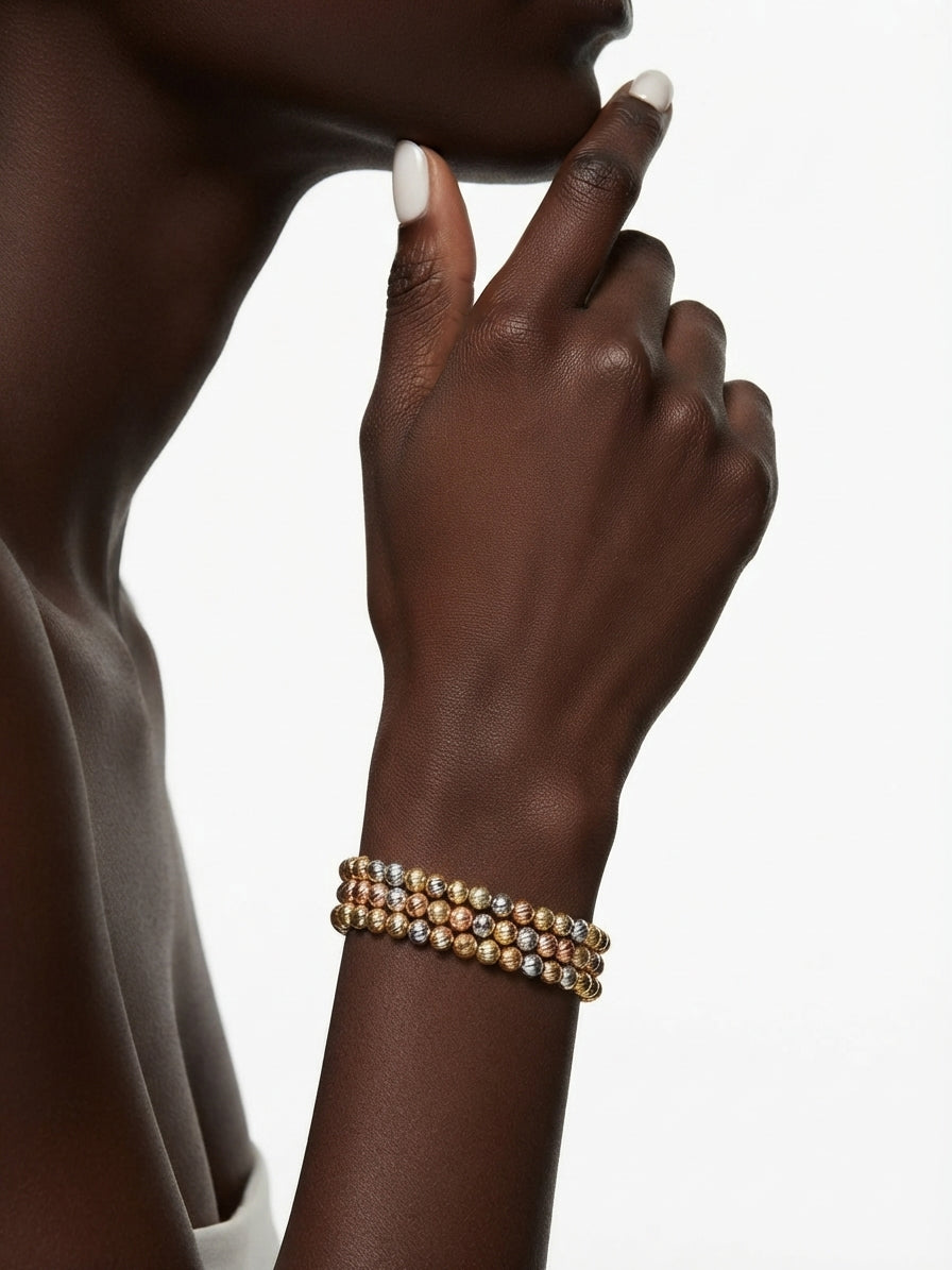 Ball Bead Bracelets(حجر كبير)