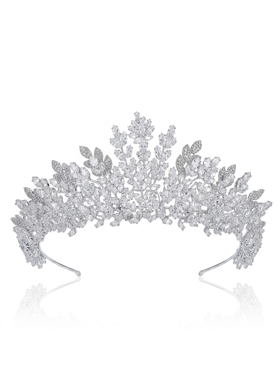 A crown adorned with zircon stones