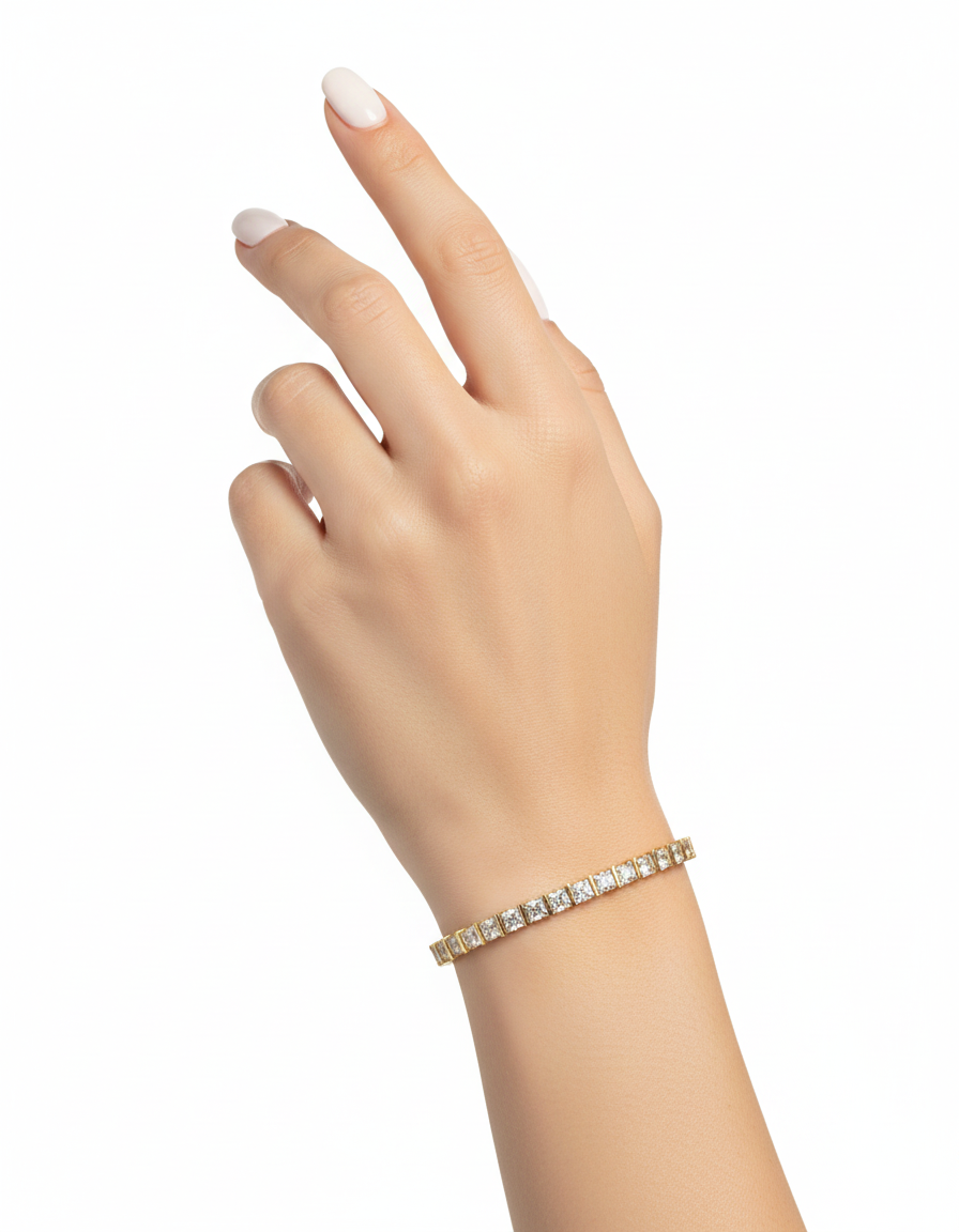 سوار تنس من الزركون