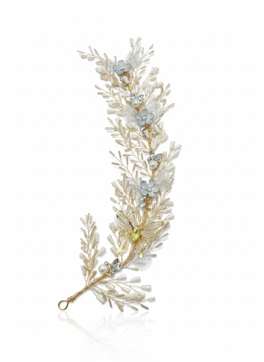 Headpiece with zircon stones