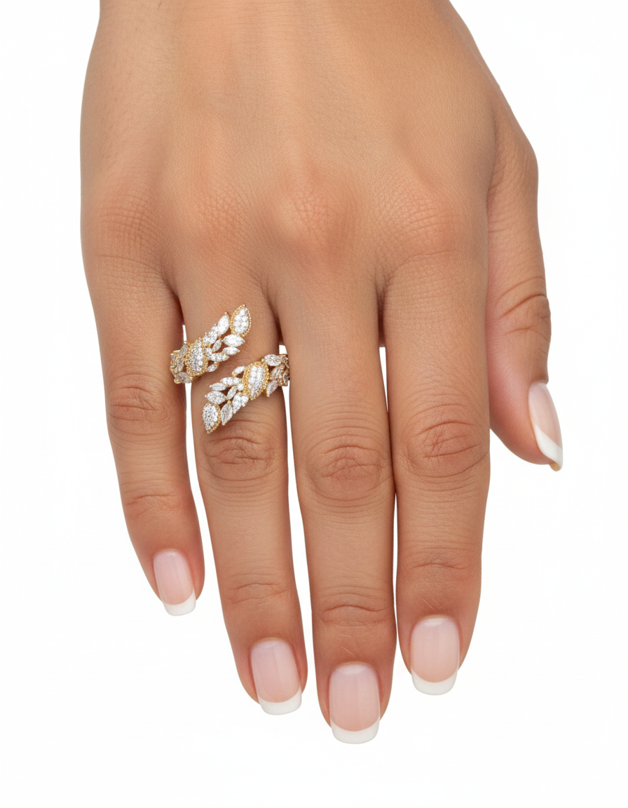 خاتم مرصع بالزركون