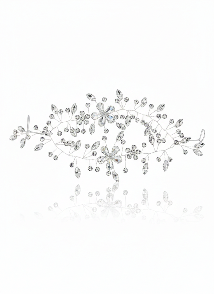 Headpiece with zircon stones