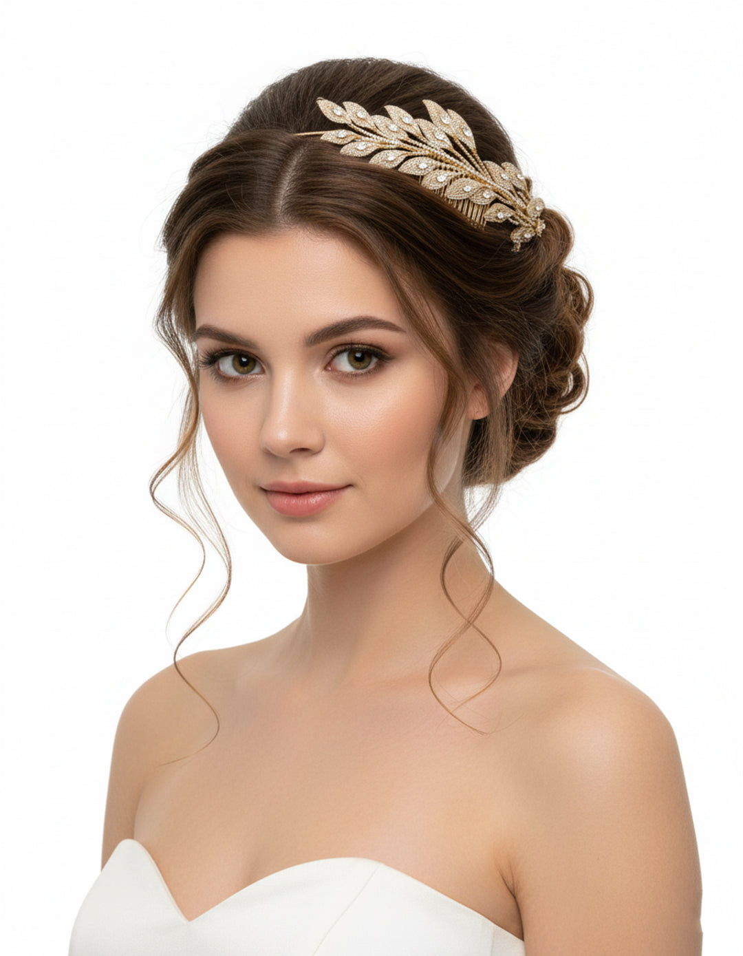 غطاء رأس مرصع بأحجار الزركون