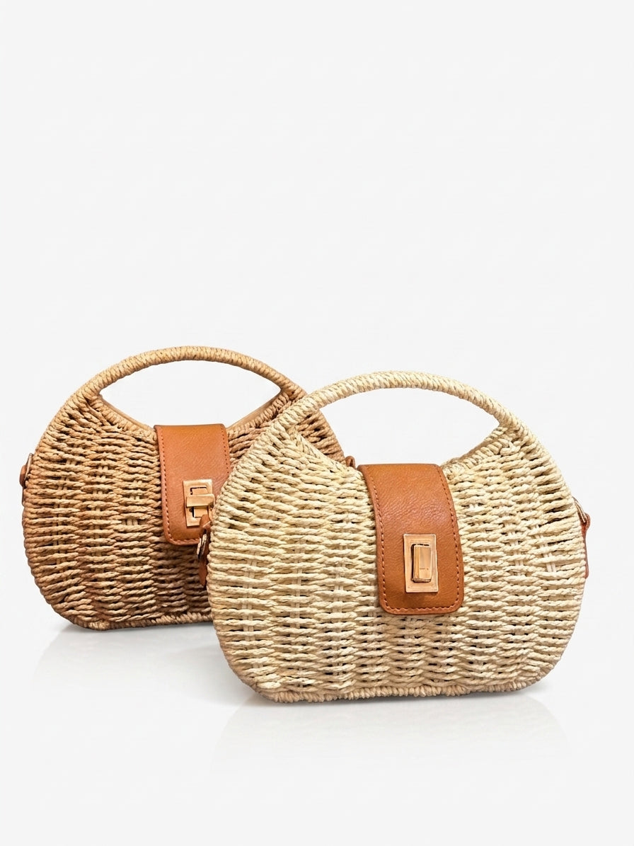 Straw bag