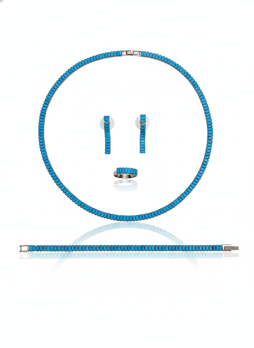 طقم تنس فيروزي