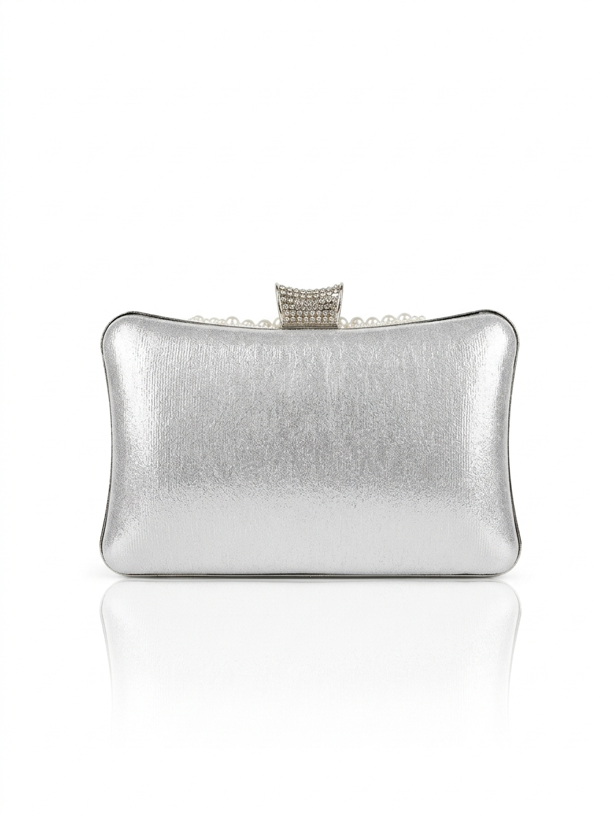 Handmade wallet with pearl stones