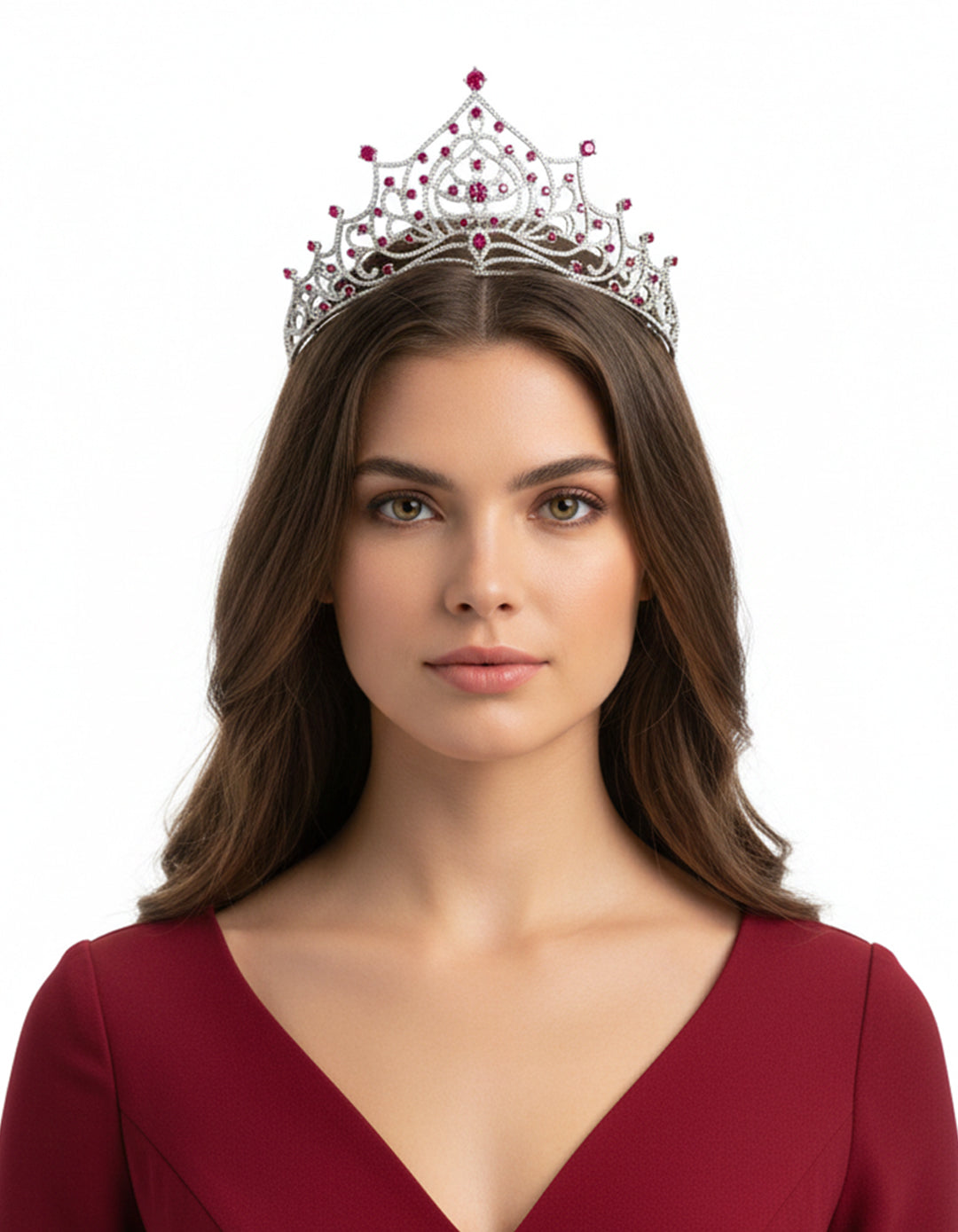 تاج من الزركون والكريستال