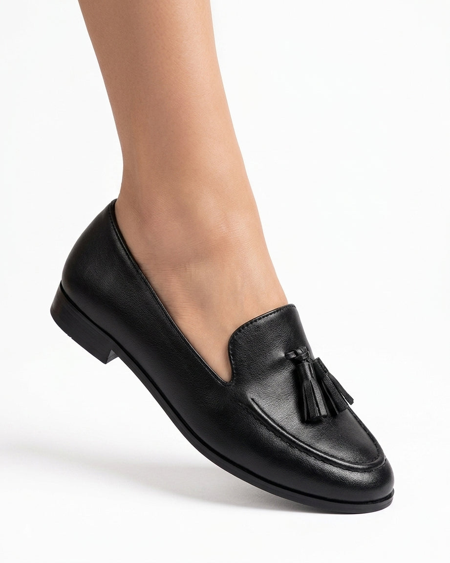 Leather boat shoes