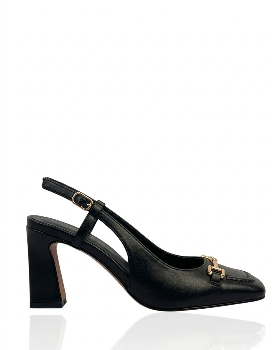 Leather heels
