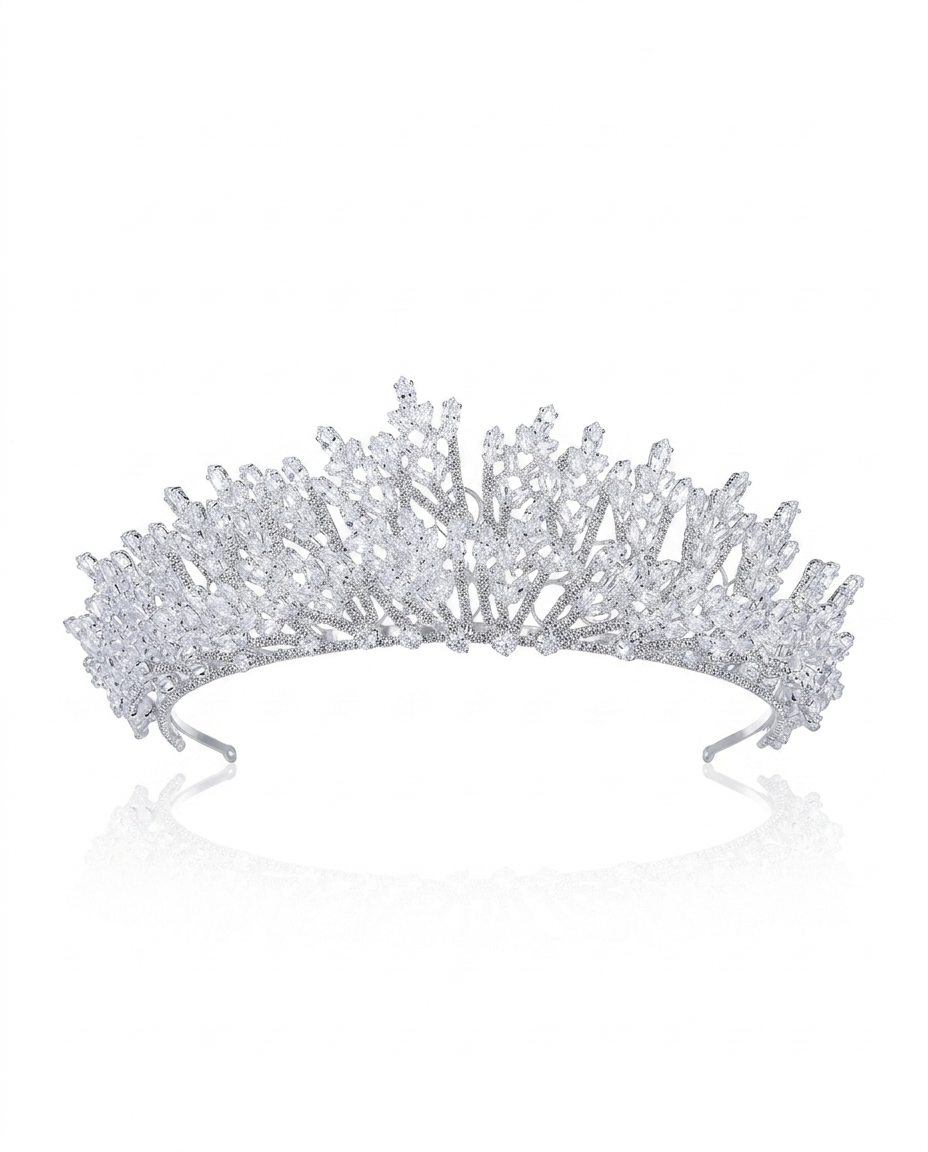 A crown adorned with zircon stones