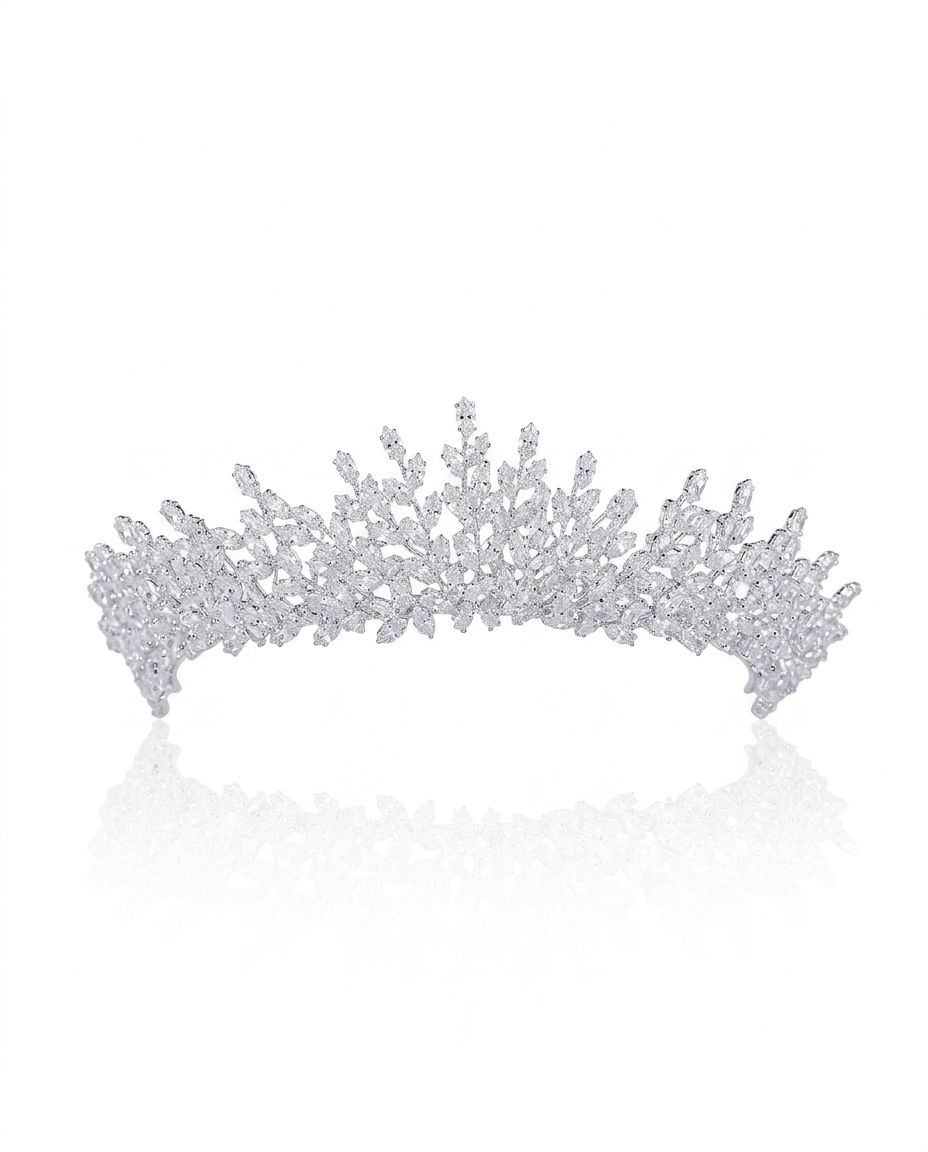 A crown adorned with zircon stones