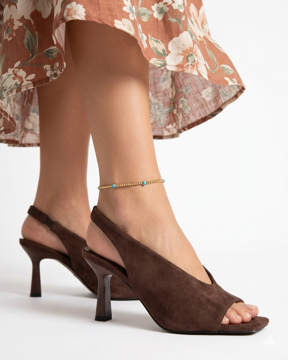 Suede sandals