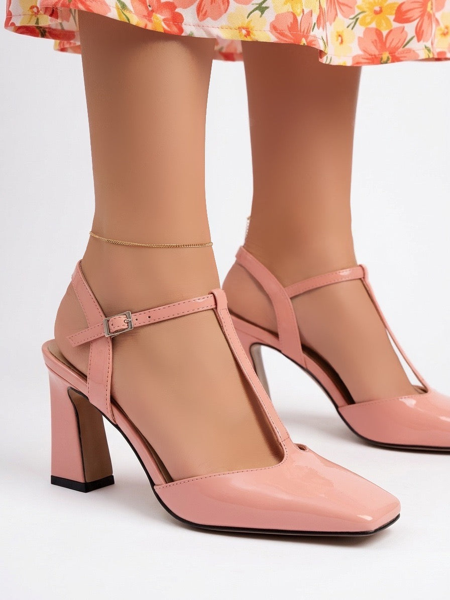 Leather heels
