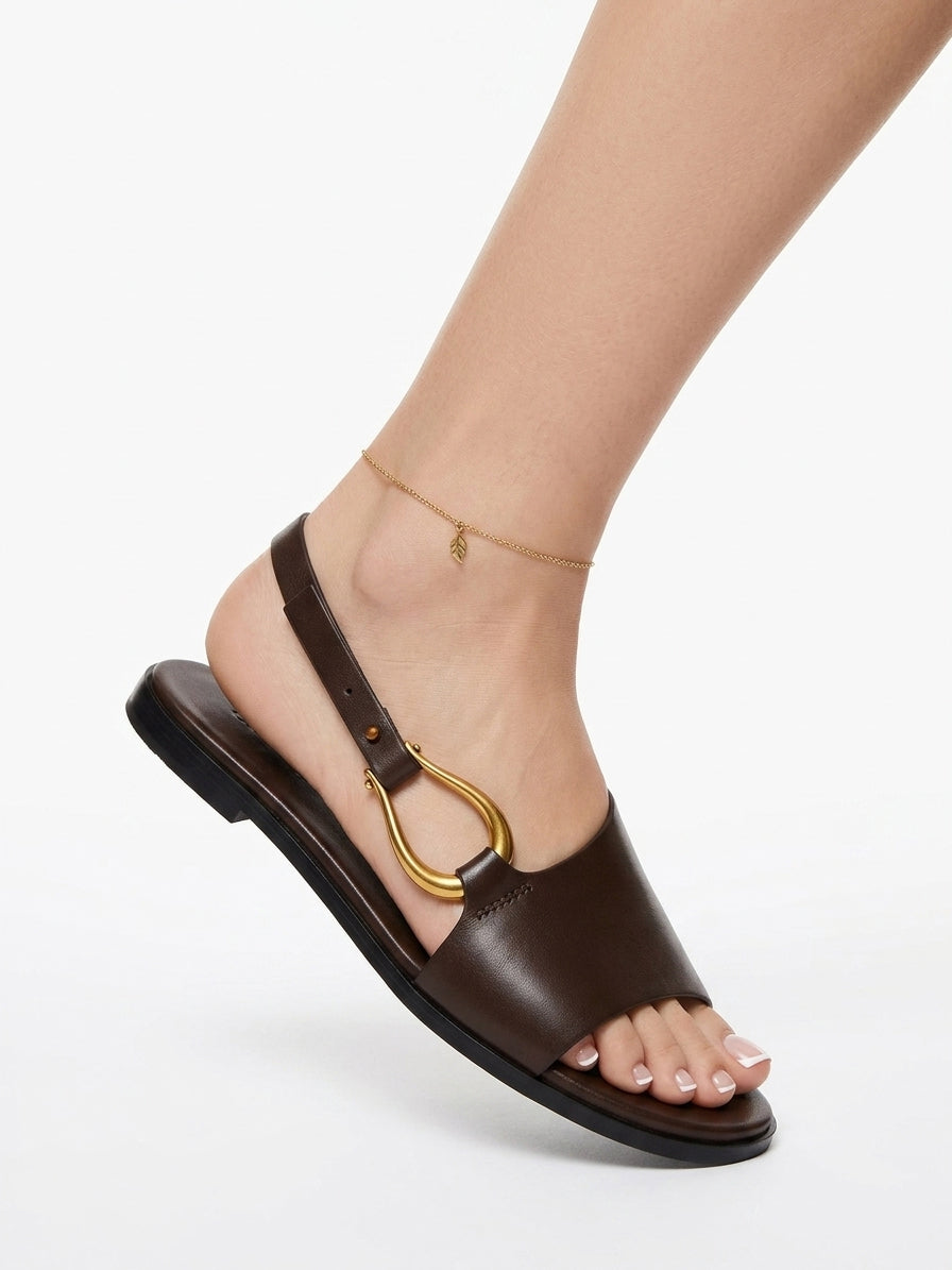 Leather sandals