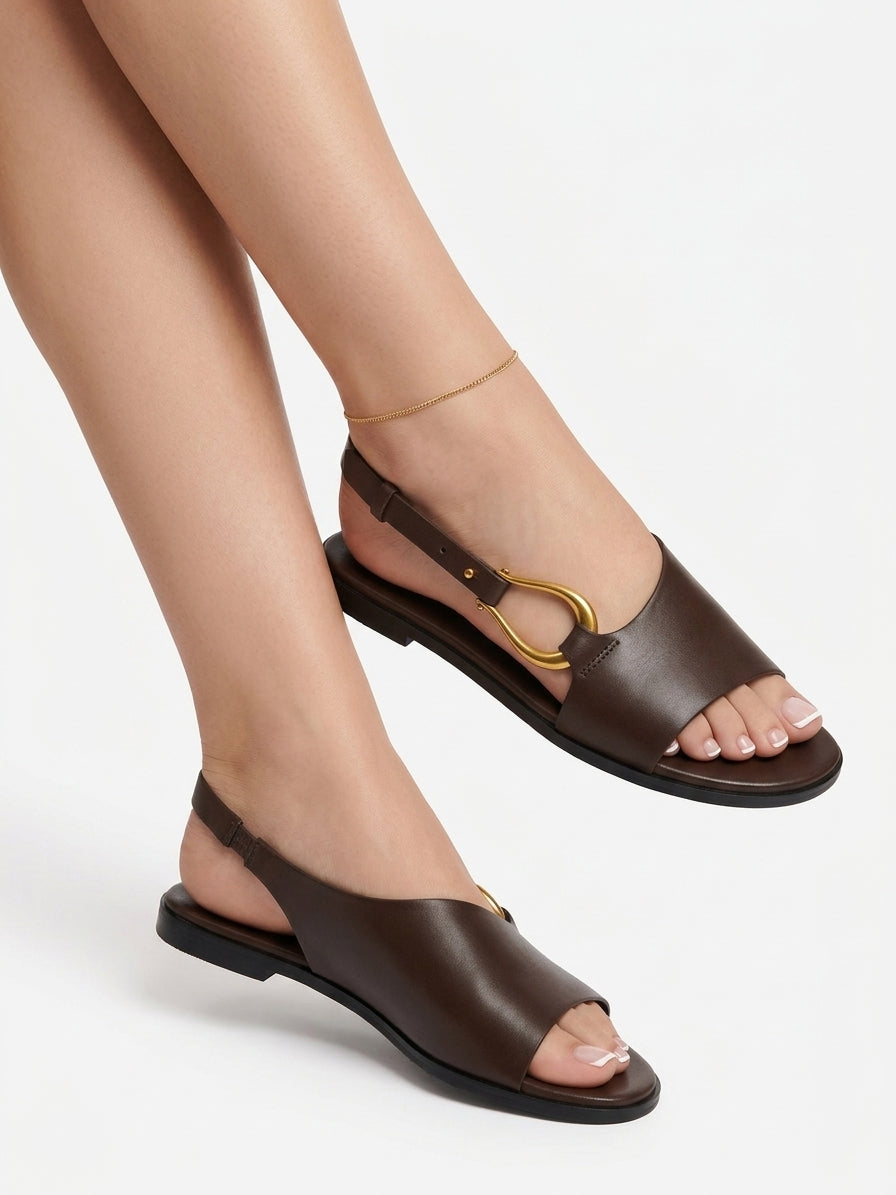 Leather sandals
