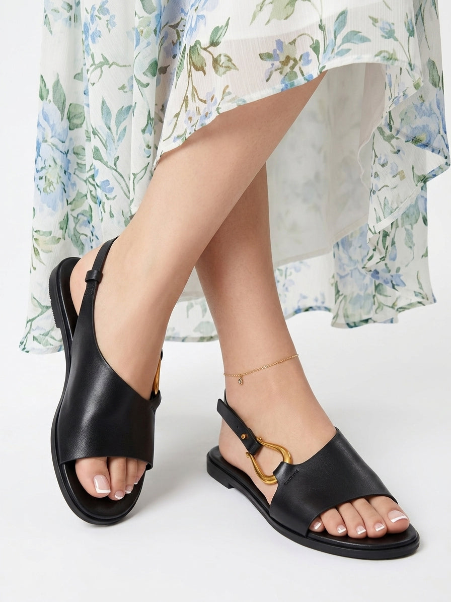 Leather sandals