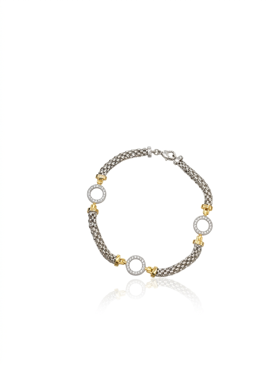 Bracelet with zircon stones