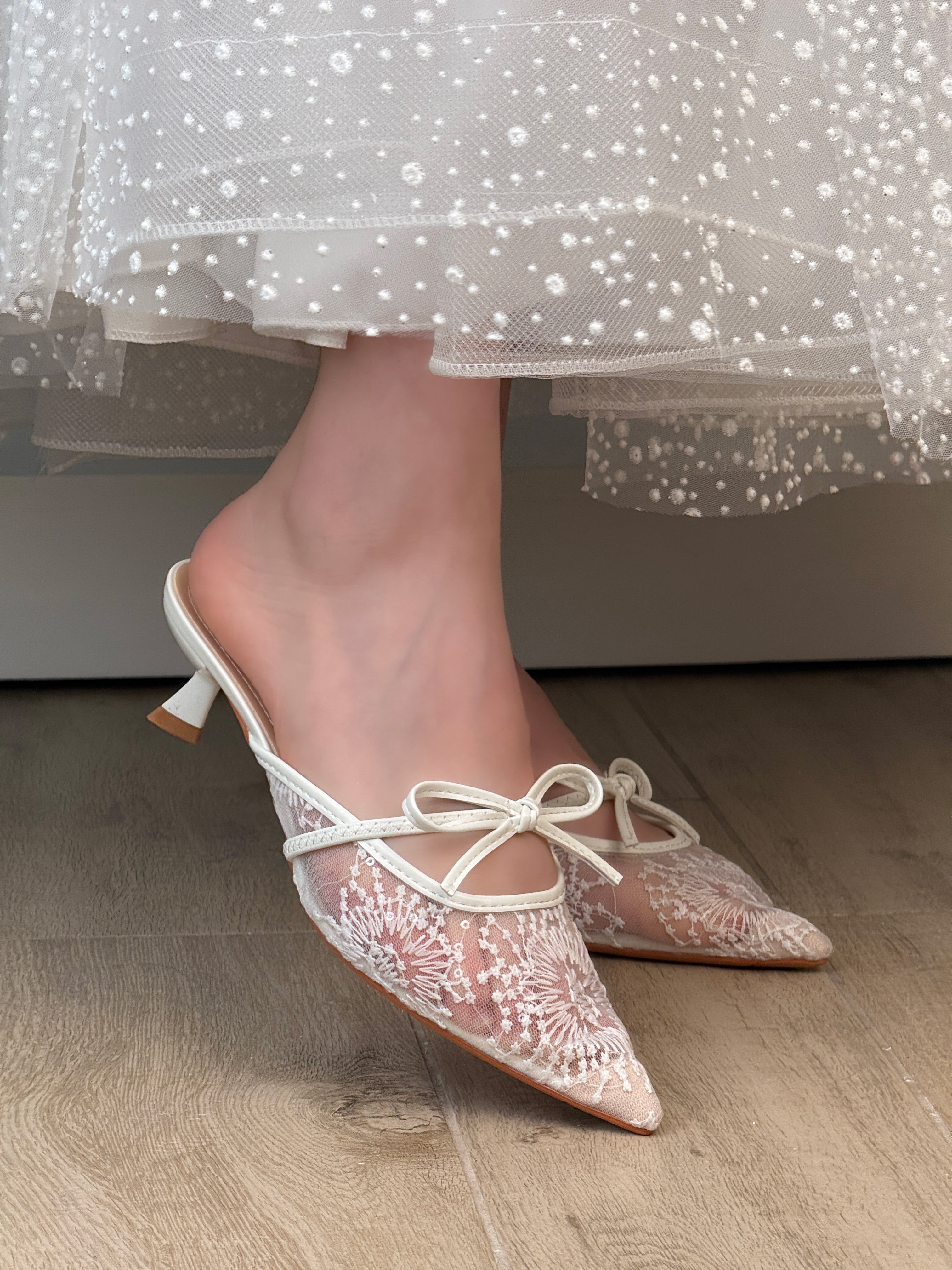 Chiffon Slippers