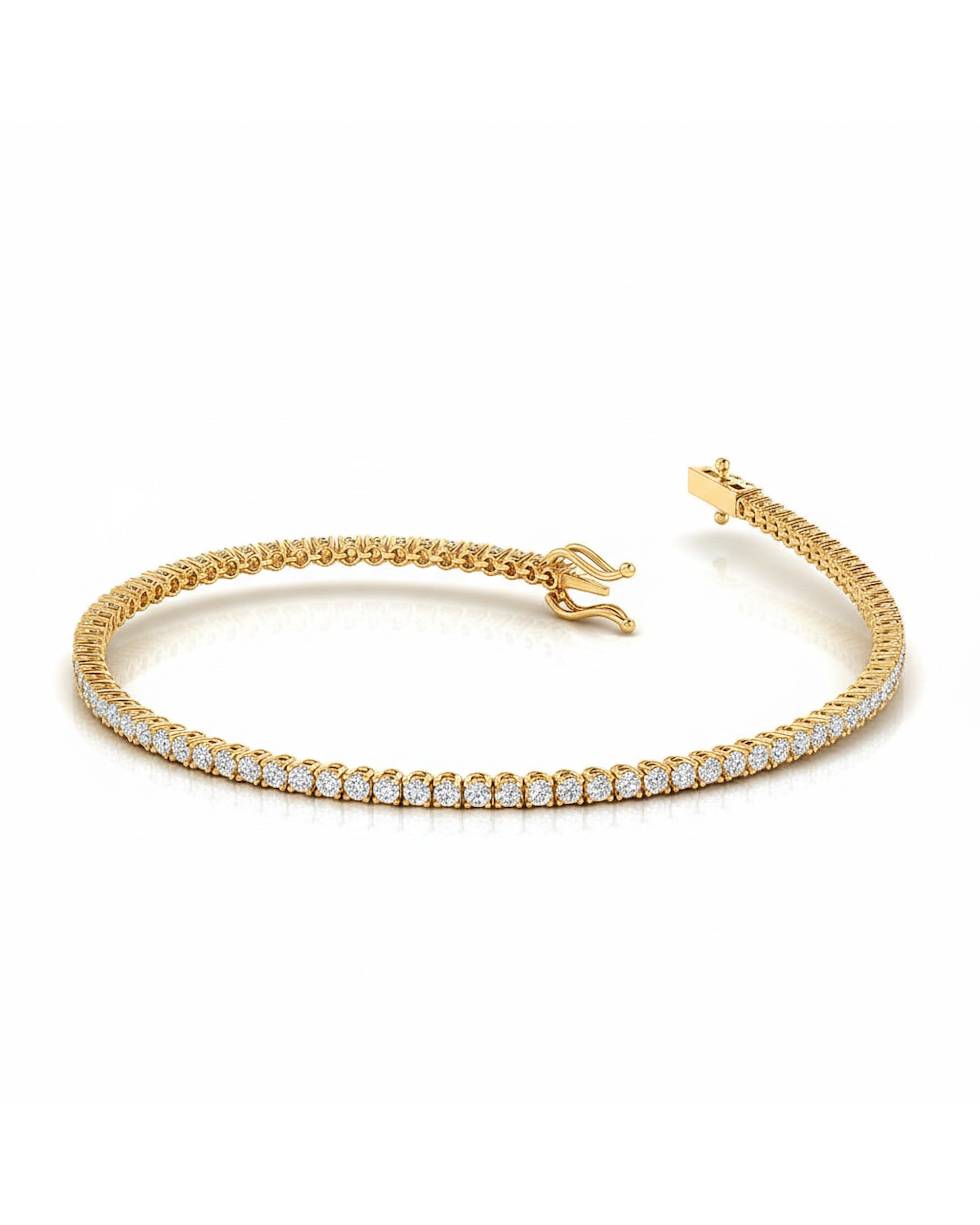 Zircon tennis bracelet Silver 925