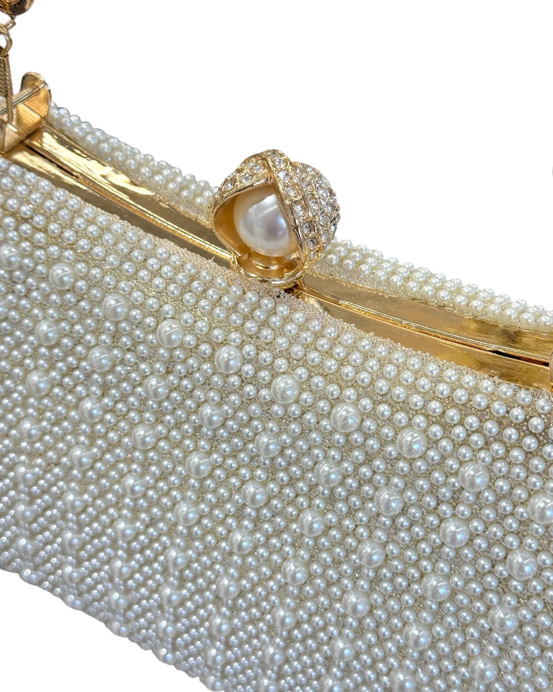 Vintage-Style Pearl Clutch