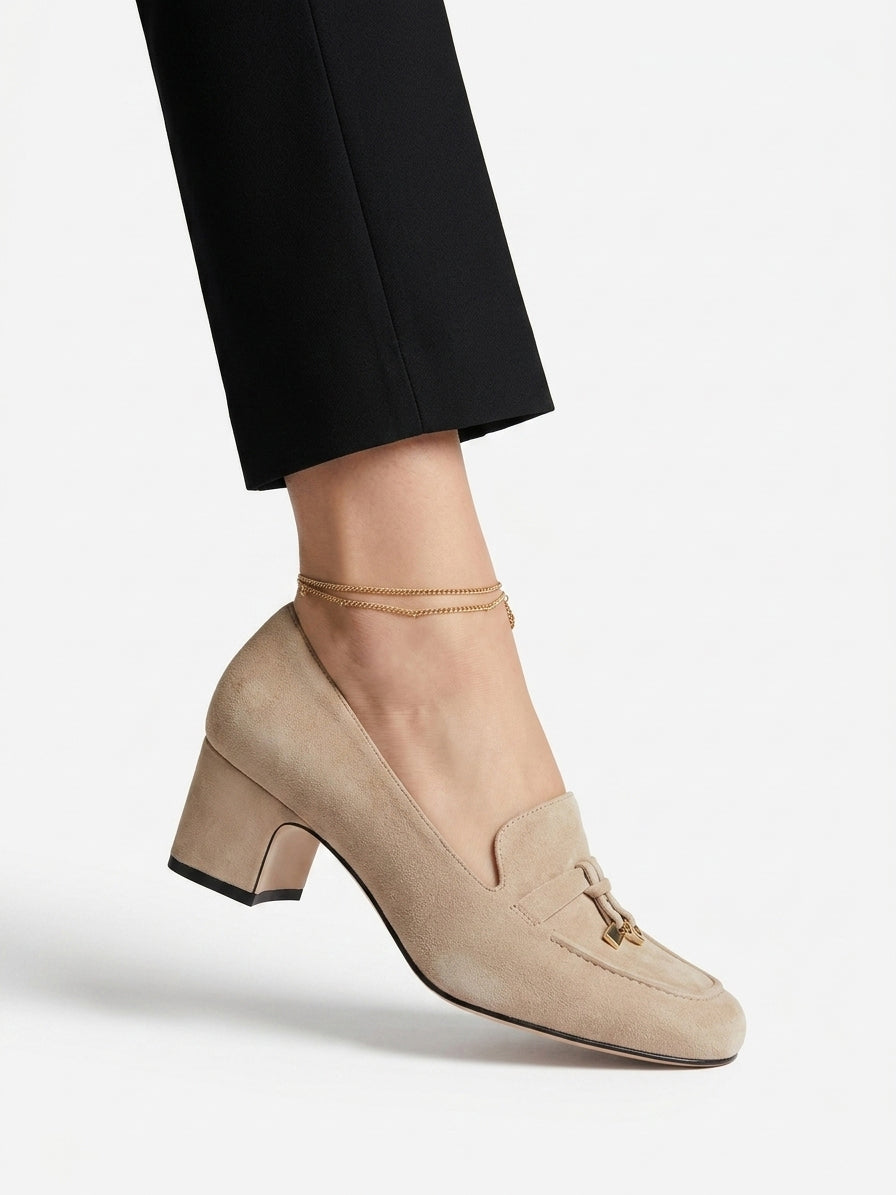 Suede top-sider