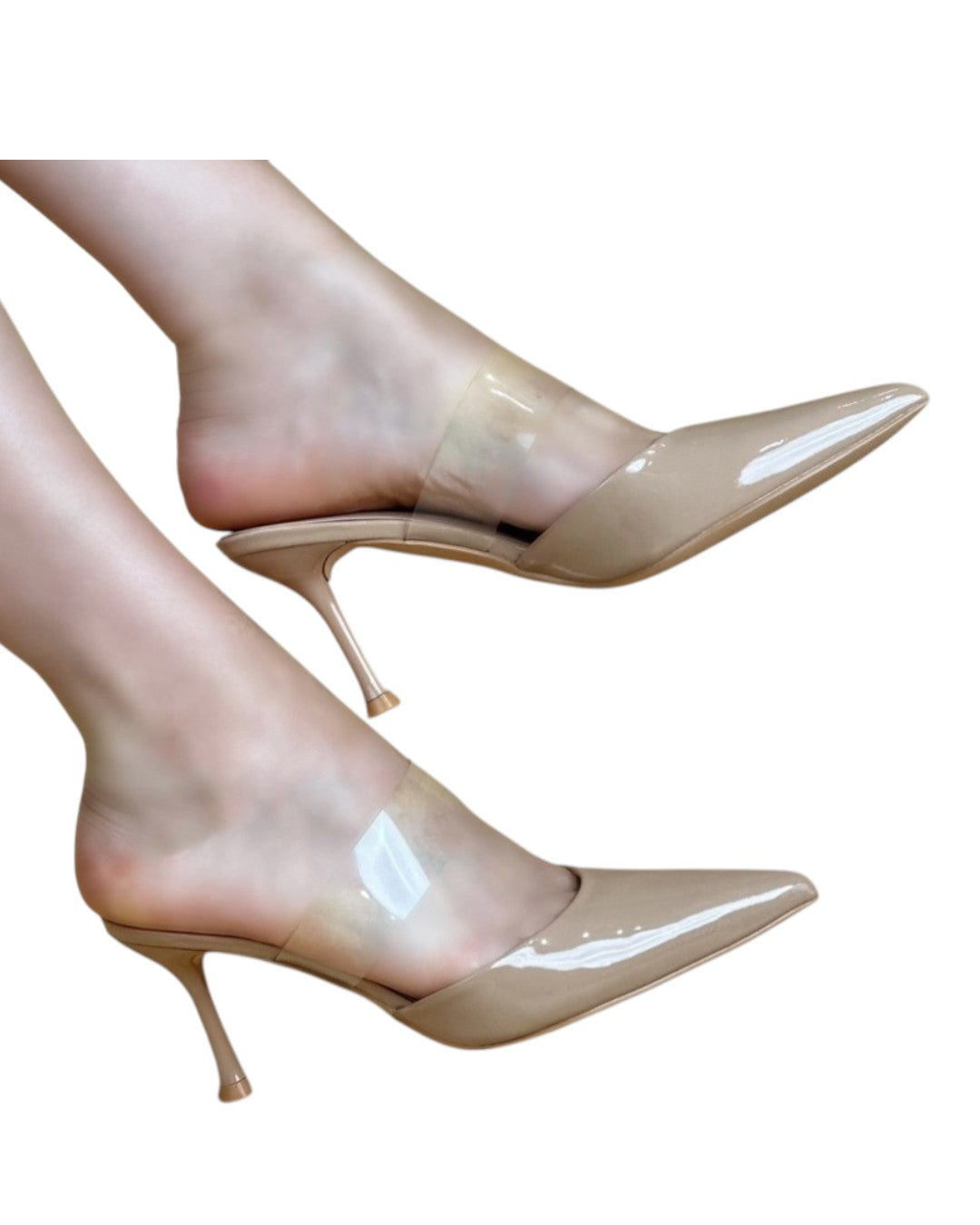 Leather heel