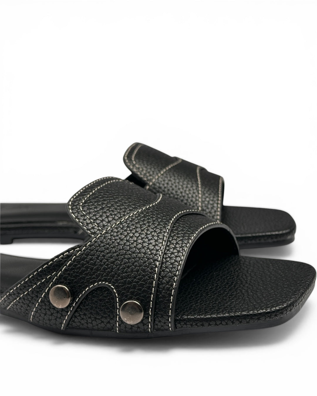 Leather slipper