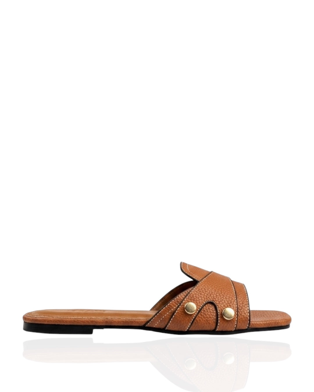 Leather slipper