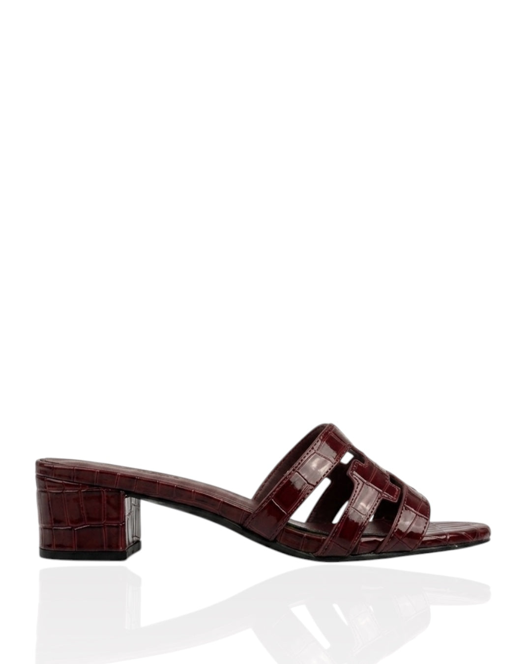 Leather slipper