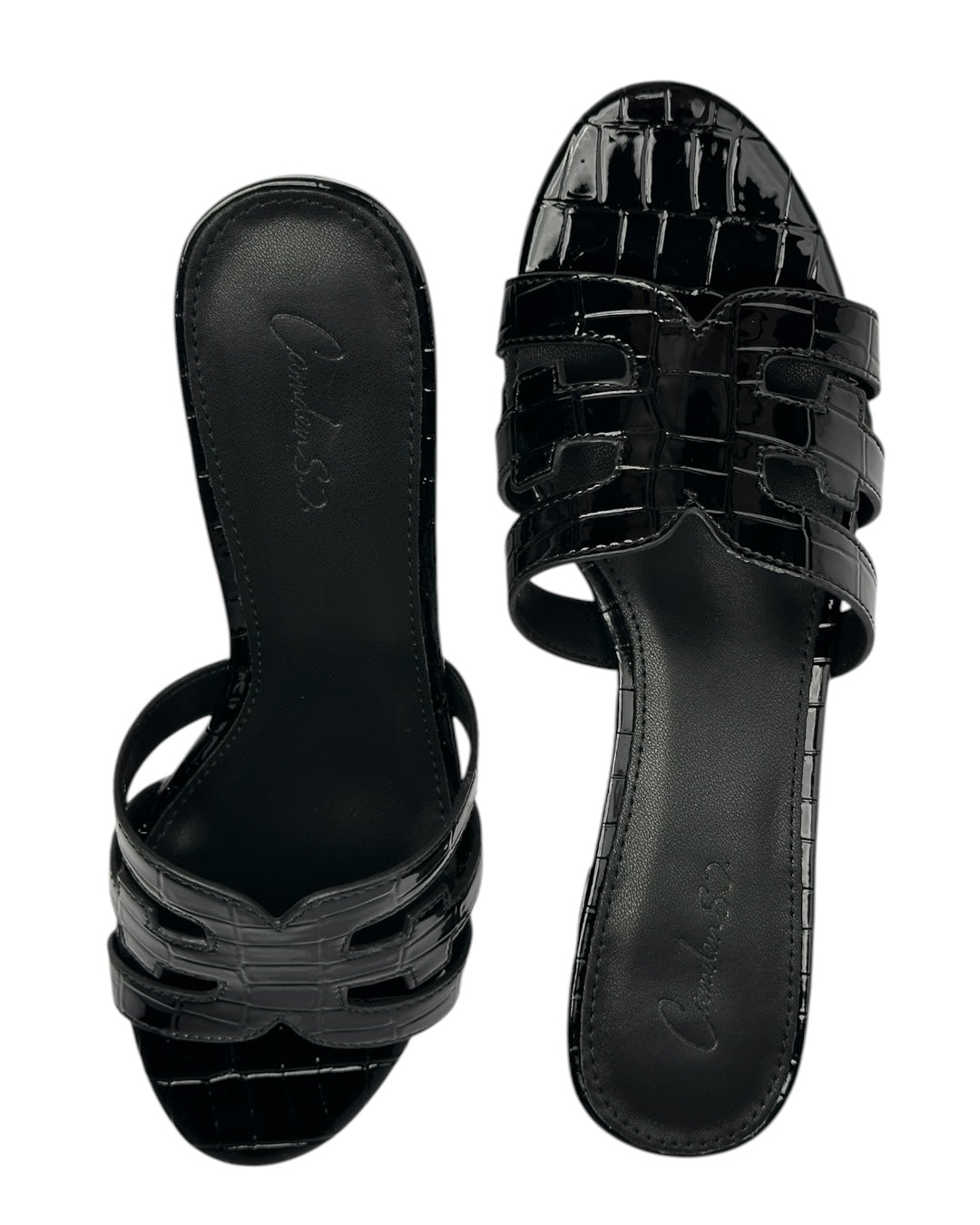 Leather slipper