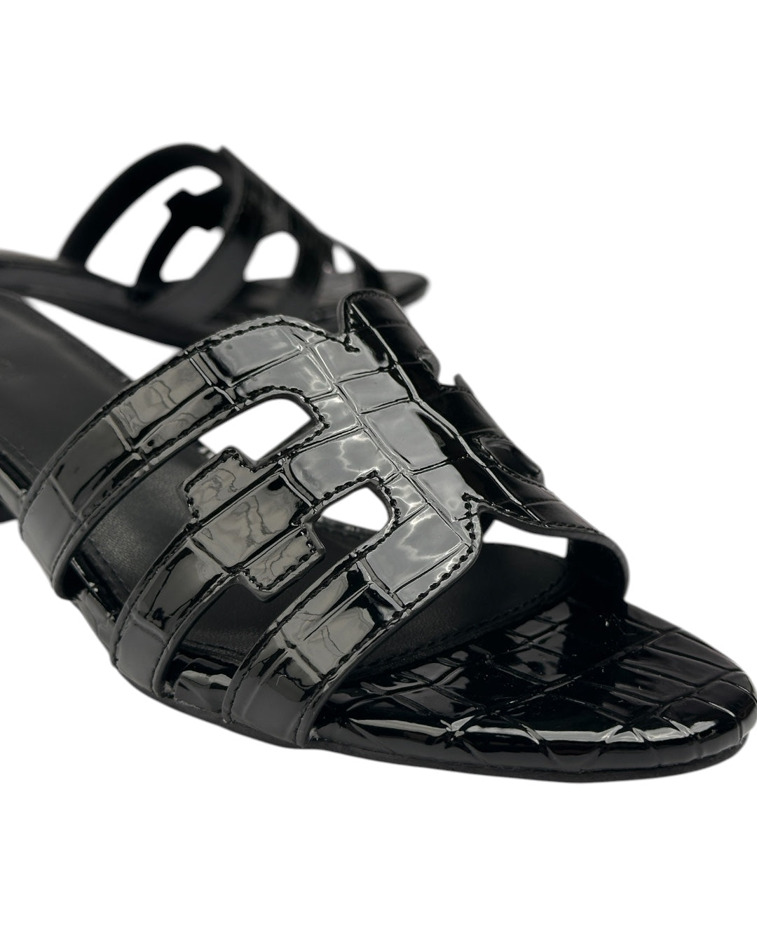 Leather slipper