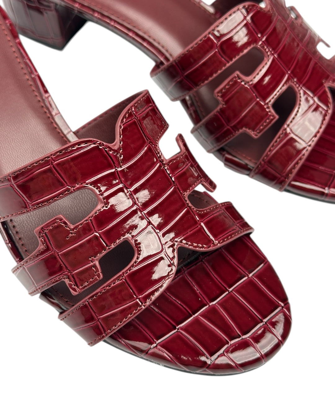 Leather slipper