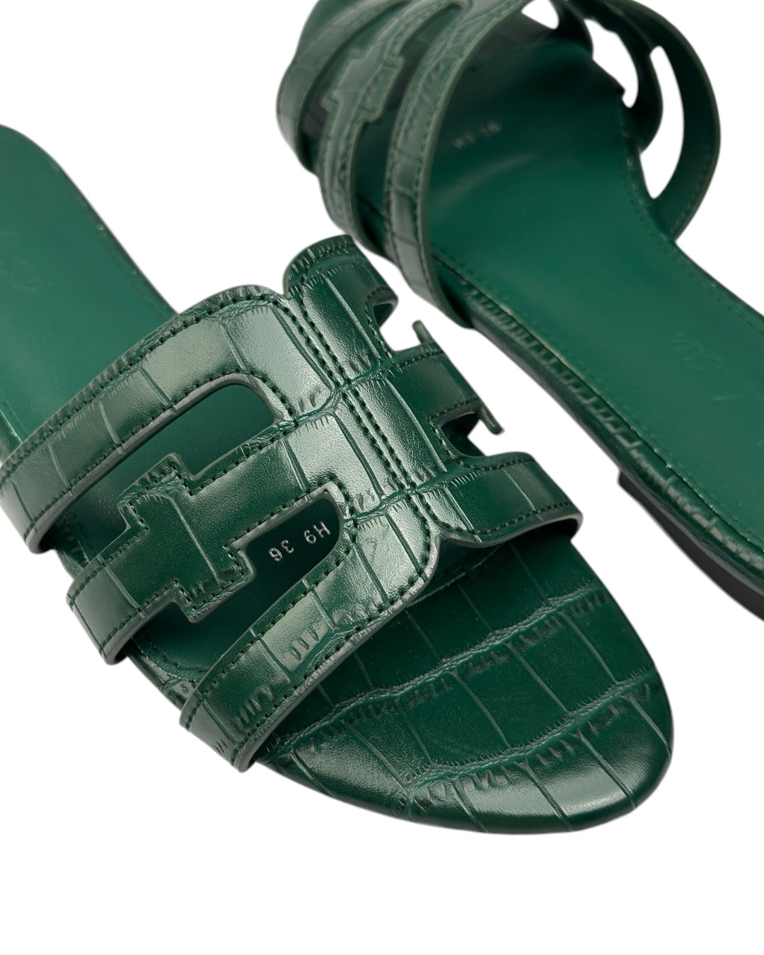 Leather slipper
