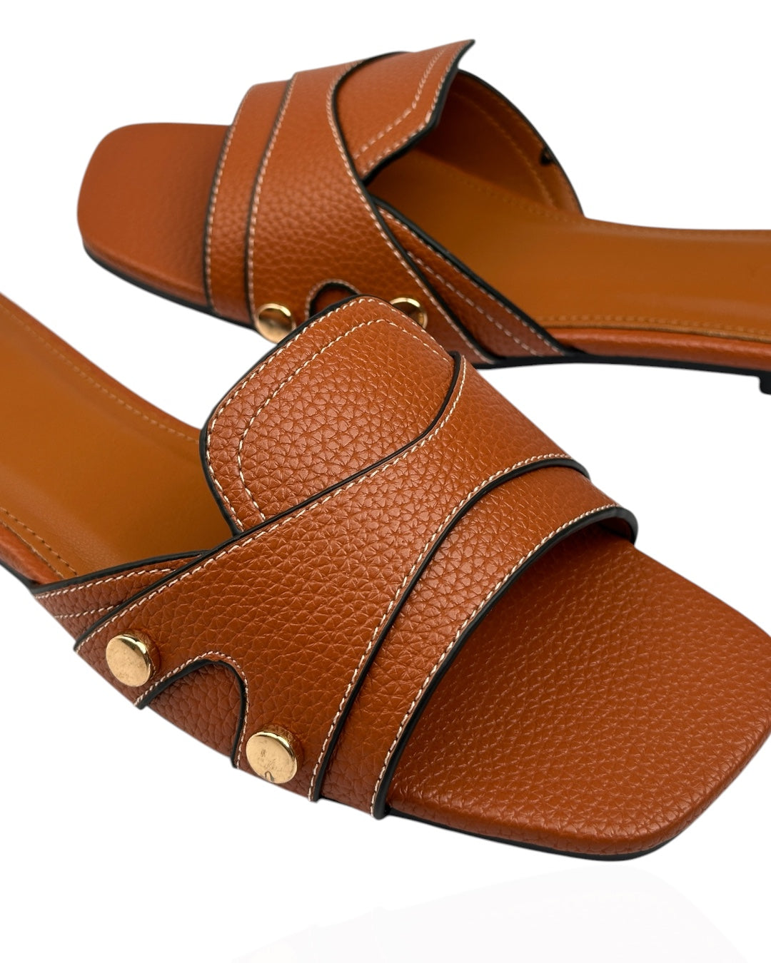 Leather slipper