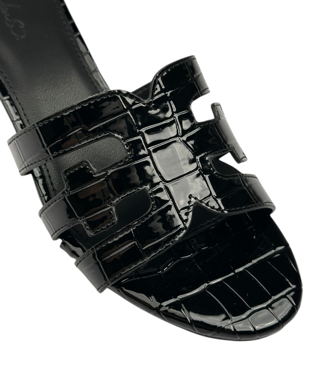 Leather slipper