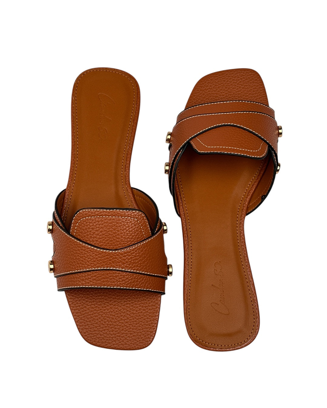 Leather slipper