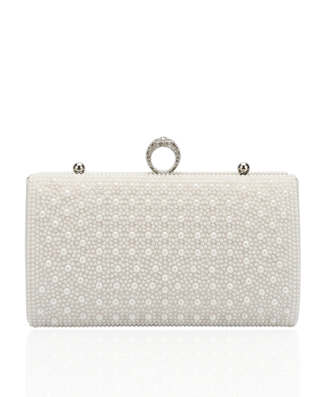 Vintage-Style Pearl Clutch