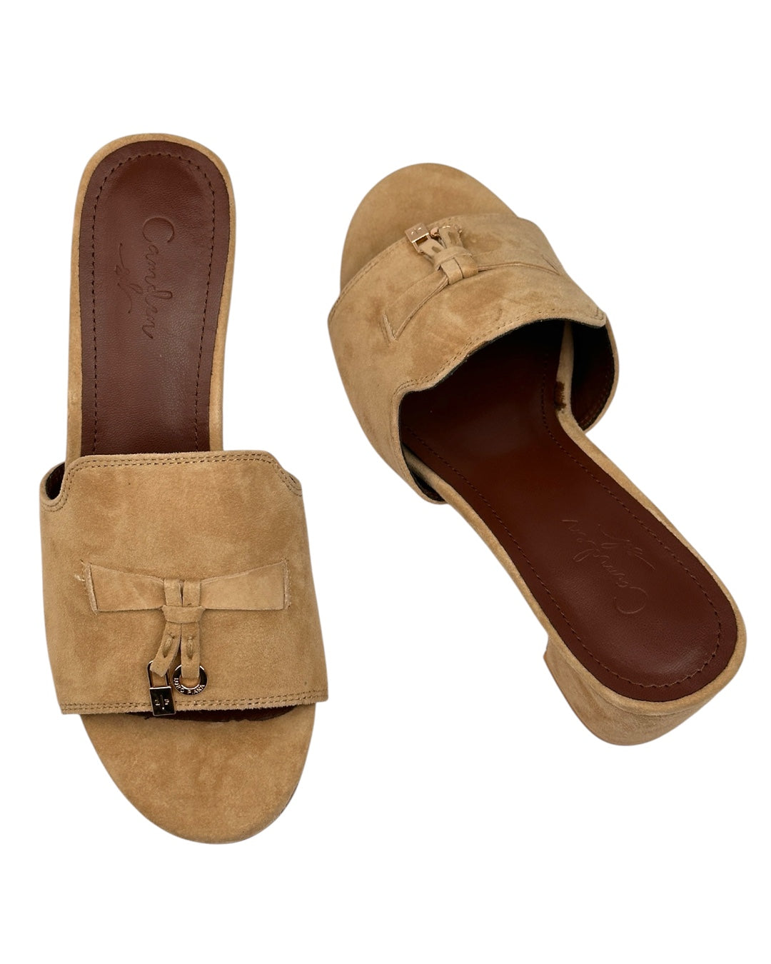 Suede slippers